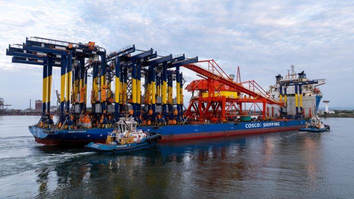 Imagen de portada - 12 Automated Cranes Arrive at Lázaro Cárdenas Container Terminal