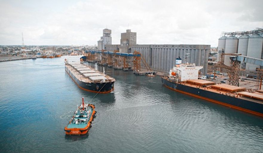 Puerto Quequén: El puerto supera las 8 millones de toneladas y rompe su récord anual histórico