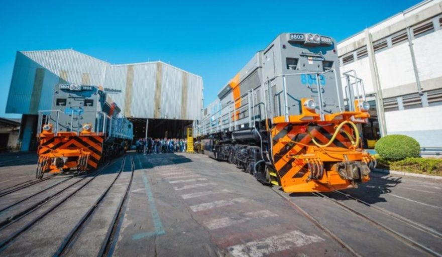 Brasil incorporó nuevas locomotoras para fortalecer su sistema ferroviario de cargas