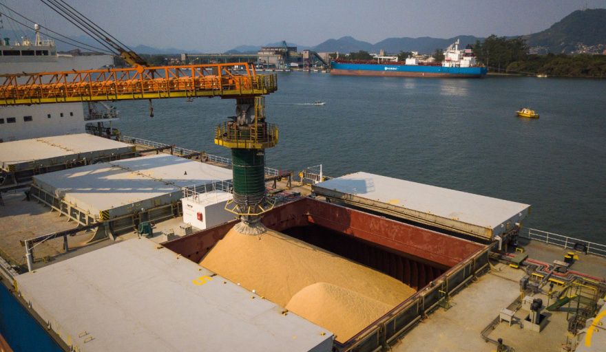Porto de Santos: récords de inicio de año con el agro como motor