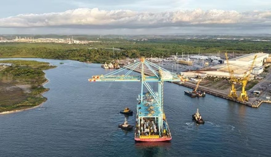 APM Terminals Suape entra en la fase final de construcción con la llegada de equipamiento electrificado