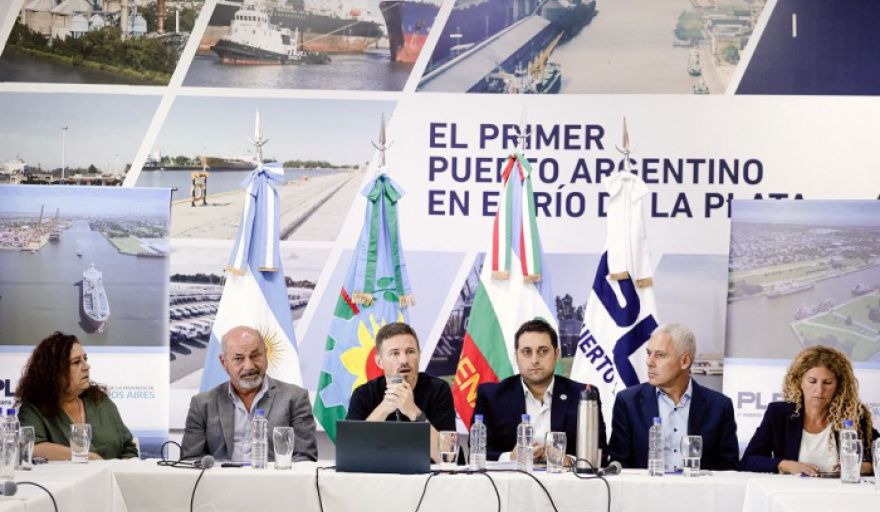 La Provincia presentó el Plan Quinquenal para el Puerto La Plata en el marco de la política portuaria provincial