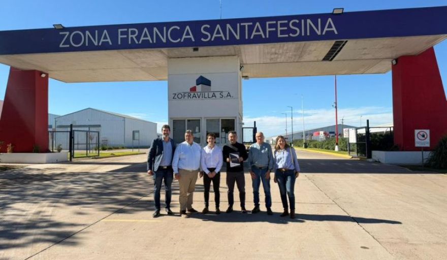 La Zona Franca Santafesina recibió a una comitiva de San Juan para impulsar la futura Zona Franca Jáchal y el corredor logístico Villa Constitución–Jáchal