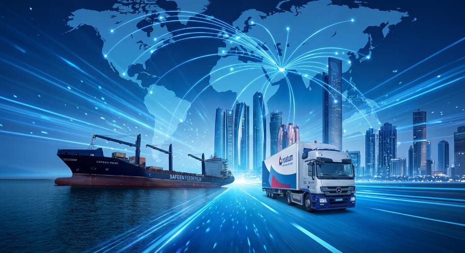 Imagen de portada - AD Ports Group Lanza Servicios Logísticos Integrados entre el Puerto de Khalifa y el Puerto de Umm Qasr para Fortalecer la Conectividad Comercial Regional