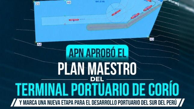 Imagen de portada - APN aprueba el Plan Maestro del Terminal Portuario de Corío y marca un nuevo hito para el desarrollo portuario del sur del Perú