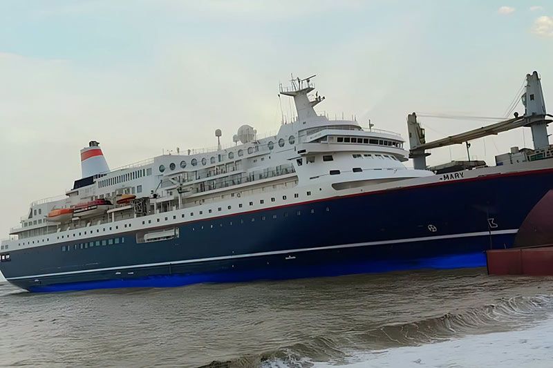 Imagen de portada - Antiguo Nippon Maru Desguazado en Astillero Indio Tras 36 Años de Carrera