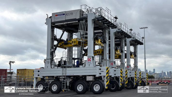Imagen de portada - Australia: Victoria International Container Terminal Receives Automatic Hybrid Container Carriers