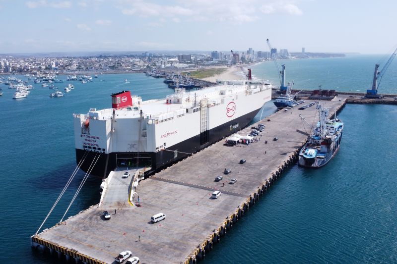 Imagen de portada - BYD Changzhou Docks for the First Time at Manta Port Terminal