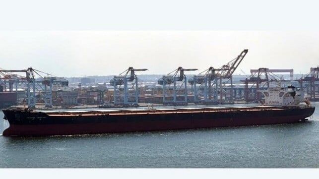 Imagen de portada - Capitán y práctico culpables por el contacto de granelero con muelle durante la salida