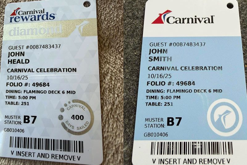 Imagen de portada - Carnival Presentará Nuevo Diseño de Tarjeta de Crucero; Programa de Hitos Actualizado