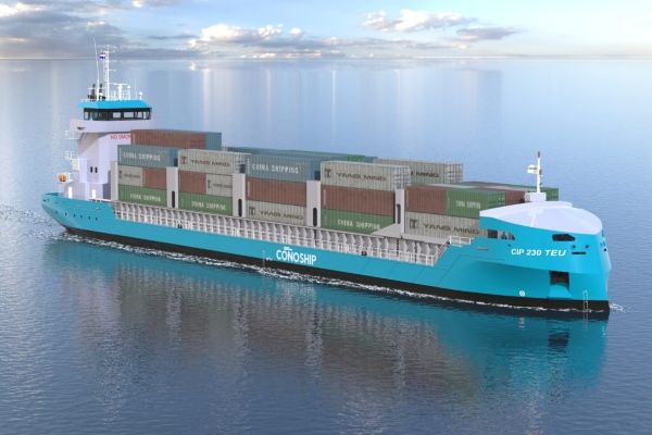 Imagen de portada - Conoship Launches the CIP230 TEU, a 230 TEU Container Feeder