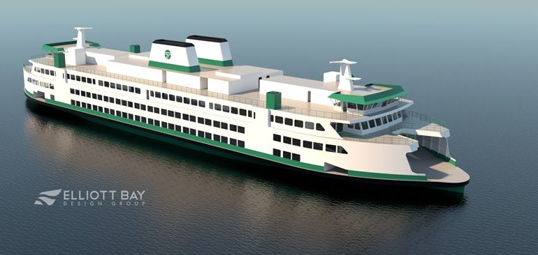 Imagen de portada - Construction Begins on Hybrid-Electric Ferries for Washington State Ferries