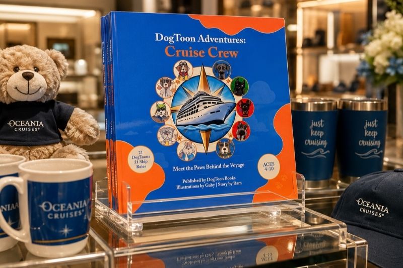 Imagen de portada - DogToon Adventures: Cruise Crew se lanza exclusivamente en Oceania Cruises