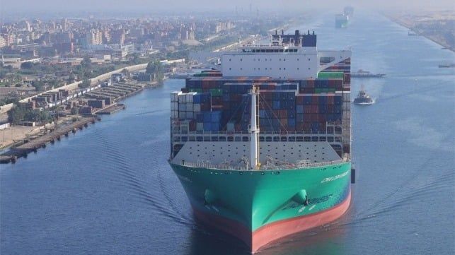 Imagen de portada - El Canal de Suez Aumentará las Tarifas de Recargo Mientras Busca Aún Aumentar los Tránsitos