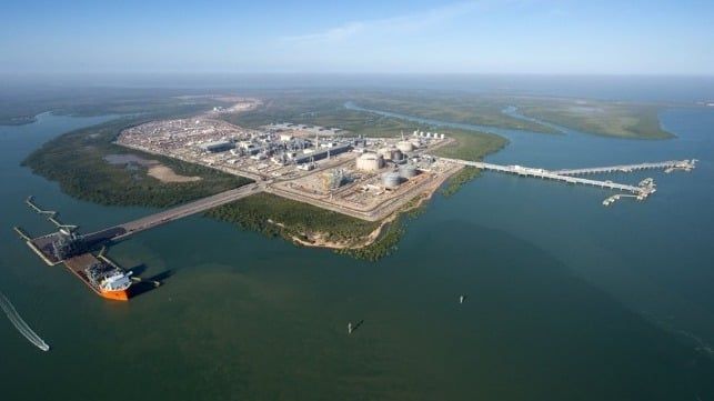 Imagen de portada - El proyecto Ichthys LNG de Australia esquiva una huelga laboral