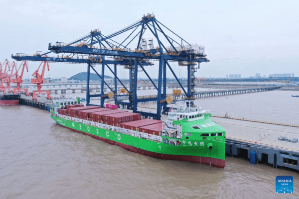 Imagen de portada - Electric Vessel Inaugurates First Zero-Emission Route Between Chinese Ports