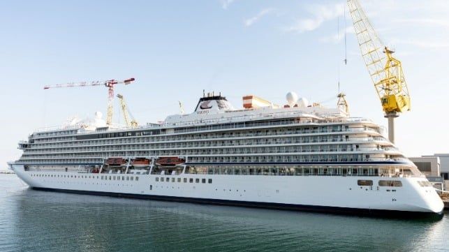 Imagen de portada - Fincantieri entrega el "Viking Mira" en Ancona