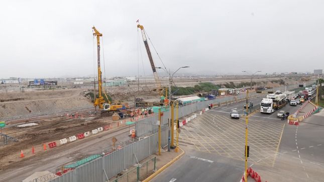 Imagen de portada - Foundation Work Begins for Santa Rosa Bridge, Access to Jorge Chávez Airport