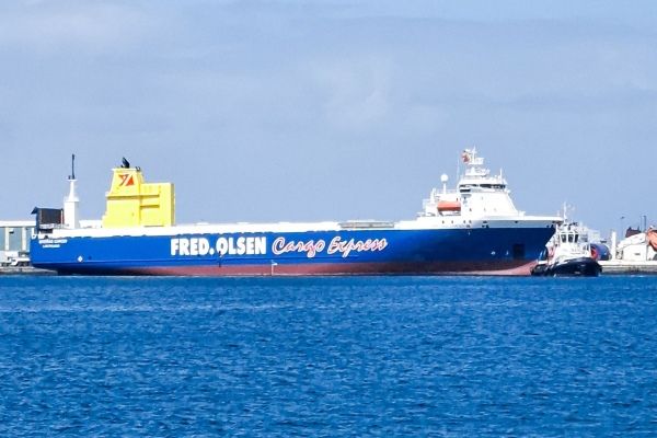 Imagen de portada - Fred. Olsen Cargo Express Reaches 1 Million Tons in Two Years of Operations