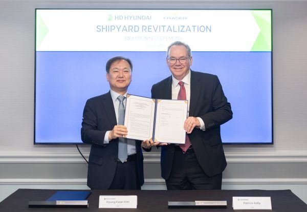 Imagen de portada - HD KSOE and Fraser Industries Sign MOU to Revitalize US Shipyard