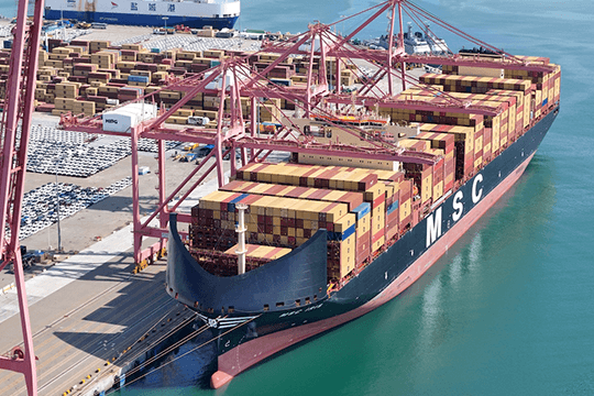 Imagen de portada - Hambantota International Port Sets New Container and Ro-Ro Performance Records