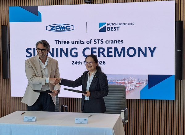 Imagen de portada - Hutchison Ports Best Agrees to Acquire Three New-Generation STS Cranes