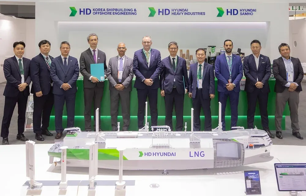Imagen de portada - Lloyd's Register approves first LNG carrier with forward accommodation equipped with Wind Challenger