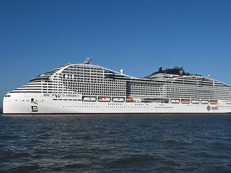 Imagen de portada - MSC World America Completa Pruebas de Mar Antes de su Lanzamiento en Abril