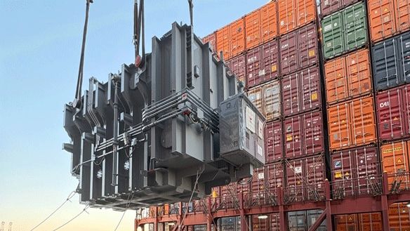 Imagen de portada - Maersk Project Logistics transporta transformadores de gran tonelaje de Corea a EE. UU.