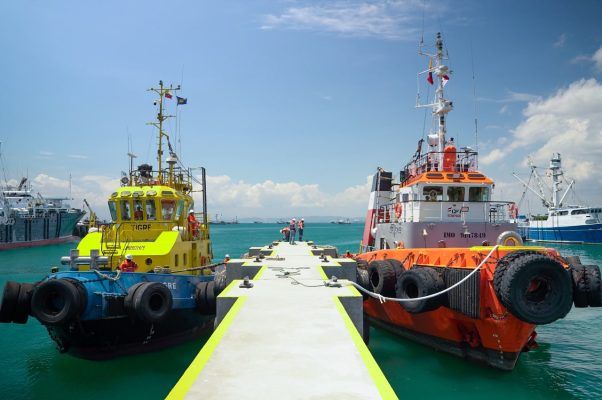 Imagen de portada - Manta inaugurates tugboat dock with USD 600,000 investment