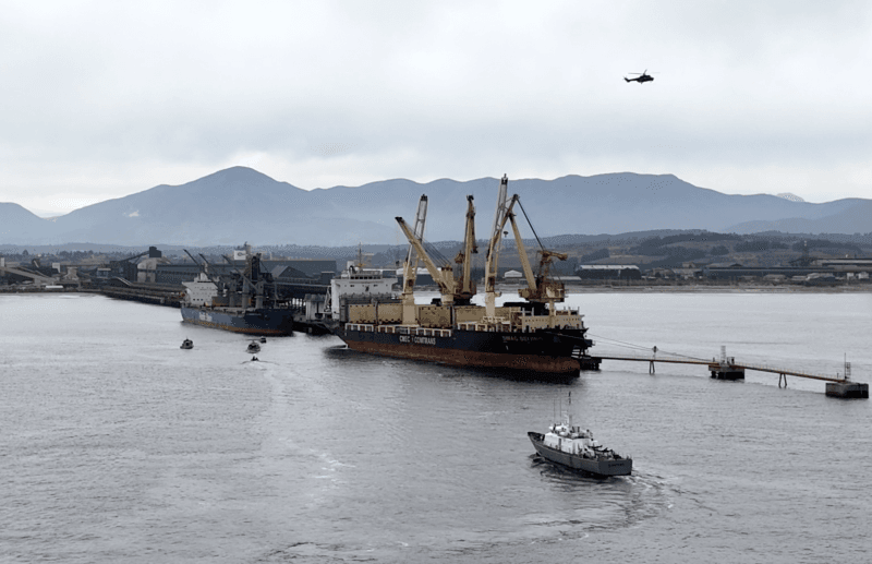 Imagen de portada - Maritime Authority Conducts Port Protection Exercise in Puerto Ventanas