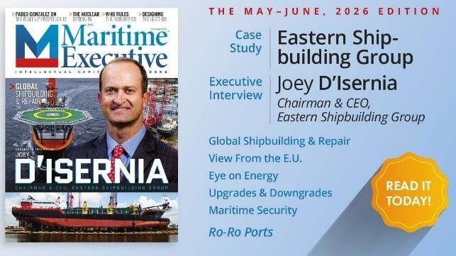 Imagen de portada - Maritime Executive lanza la edición de mayo-junio de 2026 de Construcción y Reparación Naval