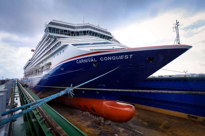 Imagen de portada - Más marcas de Carnival preparadas para grandes programas de mejora en dique seco