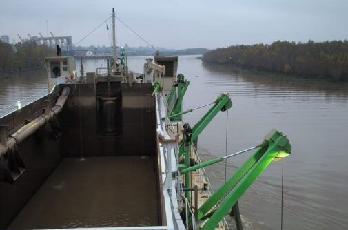 Imagen de portada - Port of San Pedro Begins Dredging of 100,000 m³ in Maneuvering Area