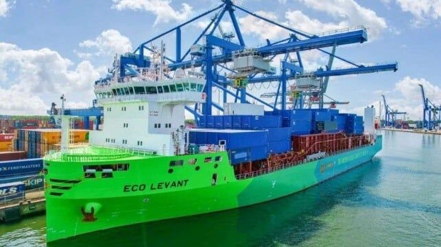 Imagen de portada - Primera operación de abastecimiento de etanol-metanol completada en Róterdam