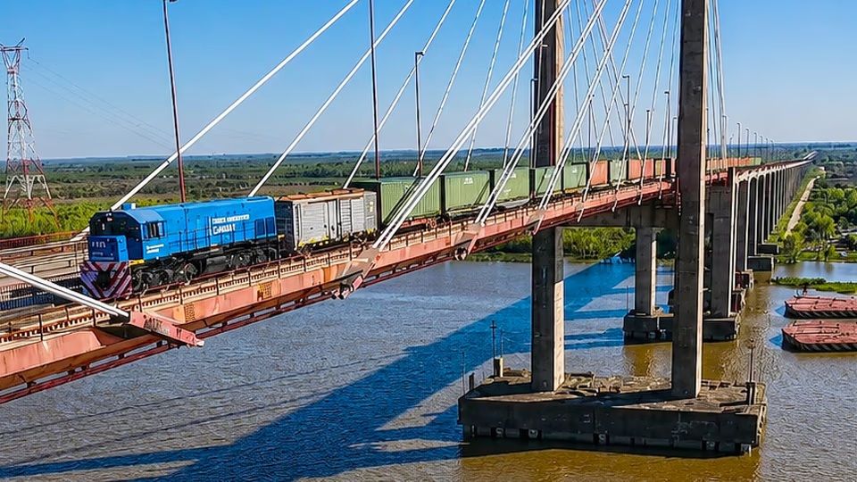 Imagen de portada - Railway Rehabilitation Works Between Argentina and Brazil Advance on Urquiza Line