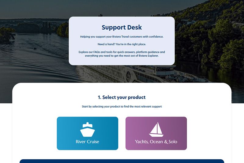 Imagen de portada - Riviera lanza mesa de soporte para agentes en Riviera Explorer