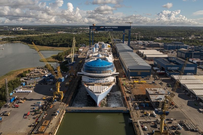 Imagen de portada - Royal Caribbean’s Hero of the Seas Floated Out at Meyer Turku