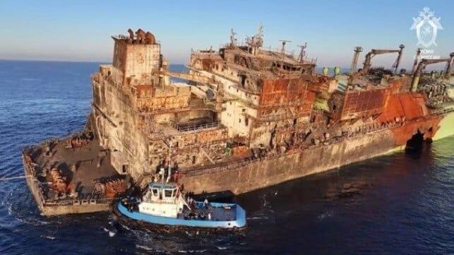 Imagen de portada - Rusia inspeccionó el casco del Arctic Metagaz en su investigación criminal