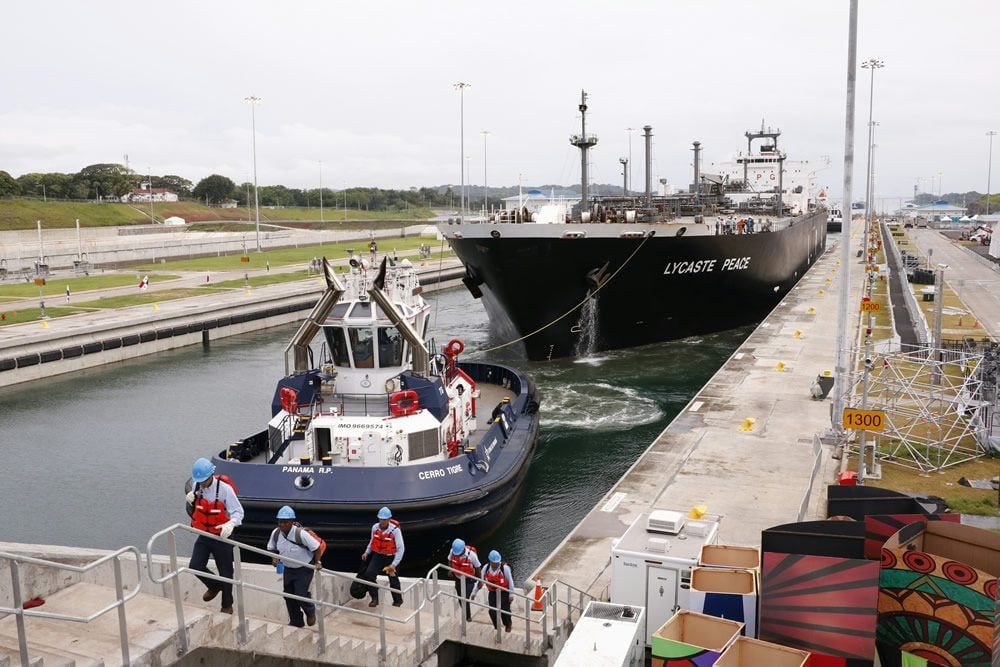 Imagen de portada - SK Gas paga un récord de 5,3 millones de dólares por un cupo de tránsito en el Canal de Panamá