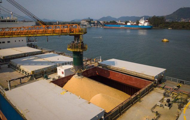 Imagen de portada - Santos and Ningbo Zhoushan Sign Agreement for Offshore Soy Transshipment Studies
