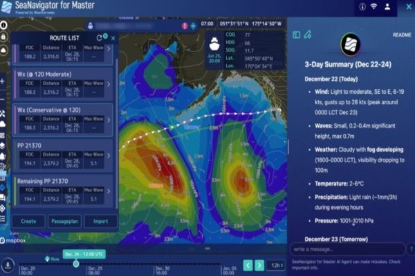 Imagen de portada - SeaNavigator: Weathernews Launches AI App for Maritime Operators