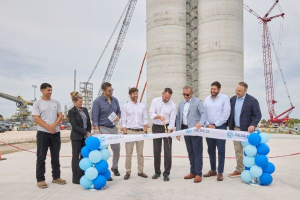 Imagen de portada - Sesco Cement inaugurates new cement import terminal at Port Tampa Bay