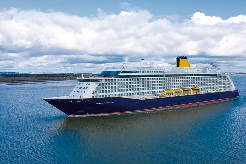 Imagen de portada - Spirit of Adventure lanza un viaje de 17 noches por el Mediterráneo para Saga Cruises