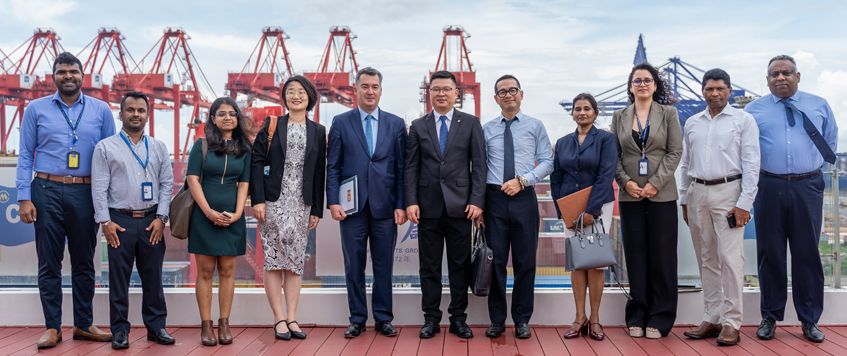 Imagen de portada - Sri Lanka: World Bank Delegation Visits Colombo Port Container Terminal