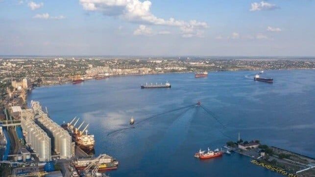 Imagen de portada - Ucrania celebra un hito al superar los 200 millones de toneladas en exportaciones a través del corredor marítimo