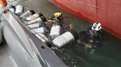 La policía brasileña incauta más de 300 kg de cocaína de un granelero que cargaba en Santos