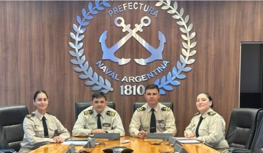 Prefectura Naval Argentina lanzó un curso internacional de gestión de tráfico marítimo con participantes de once países