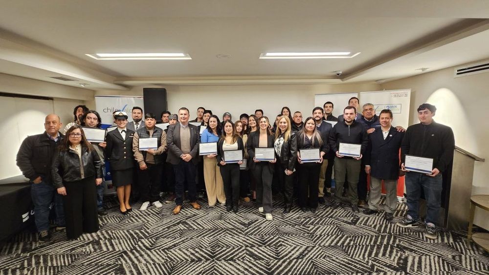 Imagen de portada - 28 Port Workers in Punta Arenas Certified in Labor Competencies