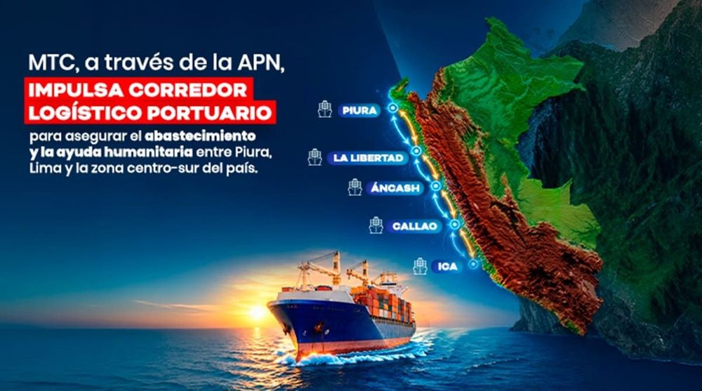 Imagen de portada - APN implements port logistics corridor between Piura and the central-south zone in response to El Niño Phenomenon